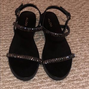 Aldo Black Sandals